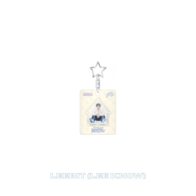 STRAY-KIDS-STAY-in-Our-Little-House-House-MD-MINI-BLOCK-KEYRING-LEEBIT-Lee Know-mkpop