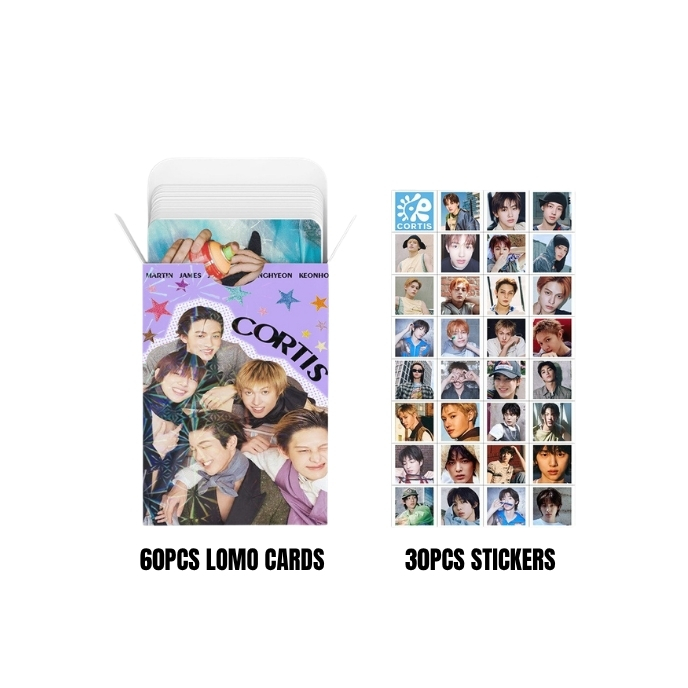 CORTIS-Set-Lomo-Carte-Stickers-version-MKPOP