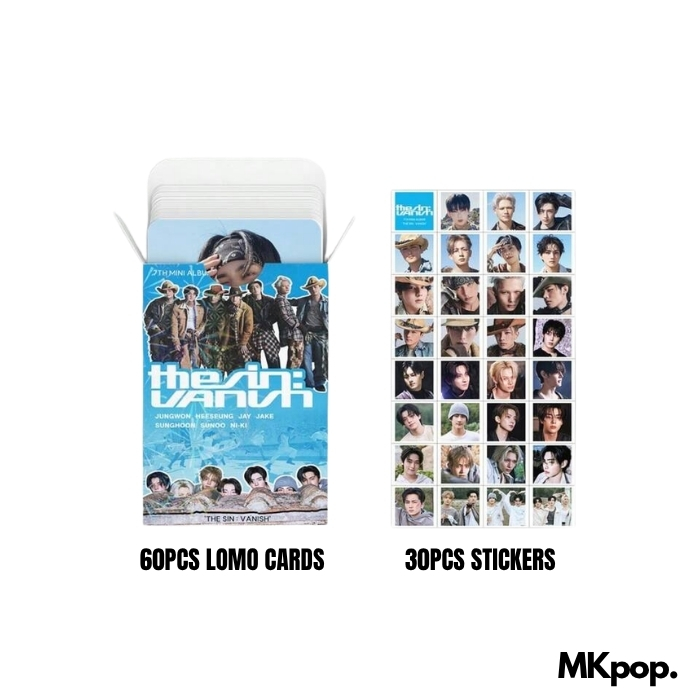 ENHYPEN-Set-Lomo-Carte-+-Stickers-The-Sin-Vanish-VERSION-mkpop
