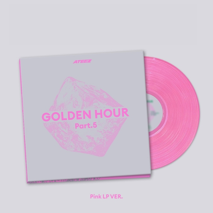 ATEEZ-14nd-mini-album-GOLDEN-HOUR-Part.5-Pink-LP-Ver.-mkpop