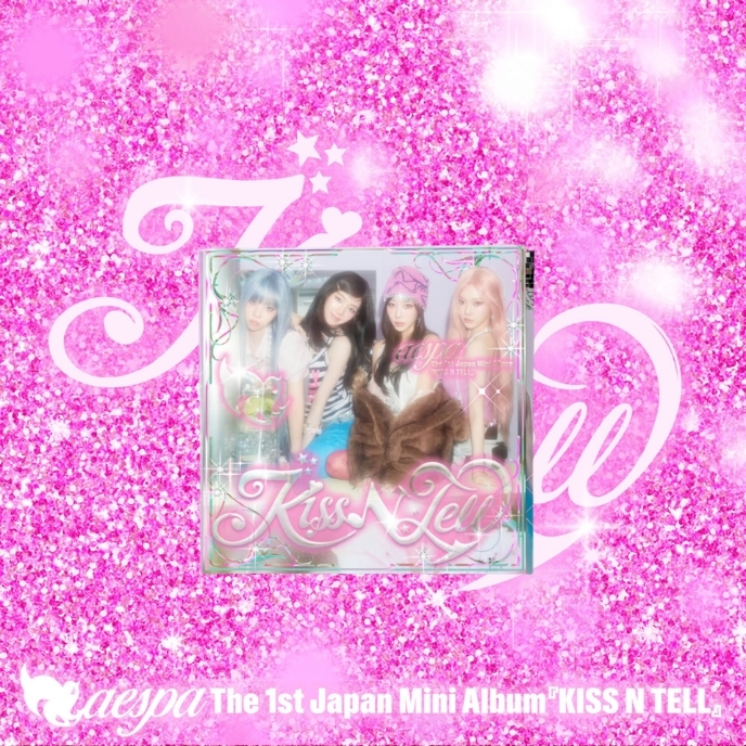 AESPA-1ST-JAPAN-MINI-ALBUM-KISS-N-TELL-POSTER-VER-cover-MKPOP