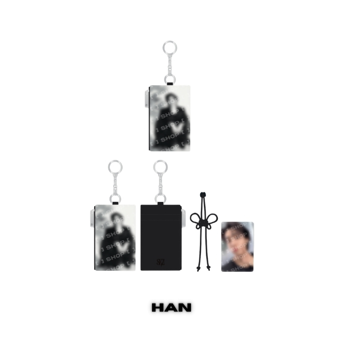 STRAY-KIDS-RUN-IT-CARD-HOLDER-KEYRING-HAN-QUOKKA-Han-version-mkpop