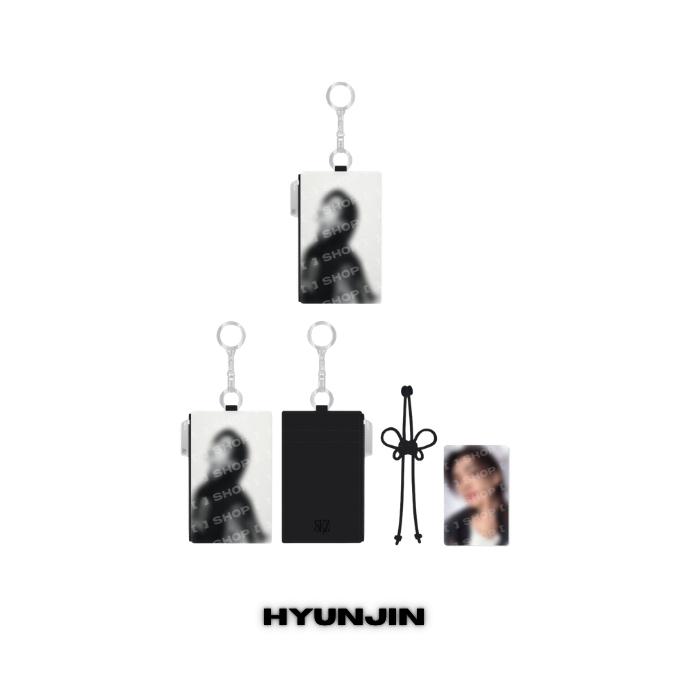 STRAY-KIDS-RUN-IT-CARD-HOLDER-KEYRING-JINIRET-Hyunjin-version-mkpop