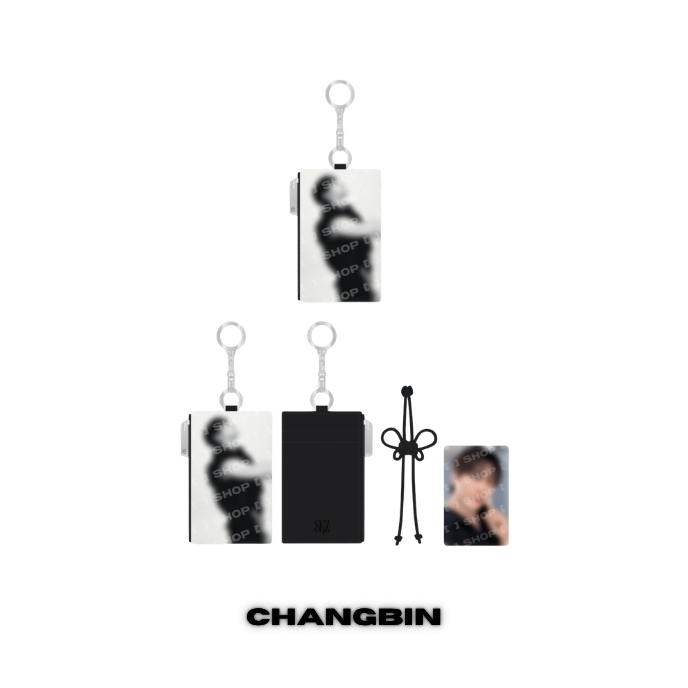 STRAY-KIDS-RUN-IT-CARD-HOLDER-KEYRING-DWAEKKI-Changbin-version-mkpop