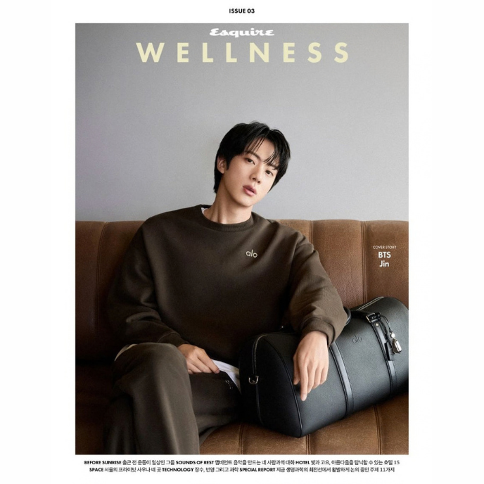 JIN [BTS] - Esquire Wellness Magazine Octobre 2026-type E