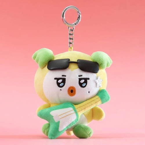 ATEEZ - Mighteez Rock the Stage Rockstar Plush Keyring - Lights On POP UP - Mingi
