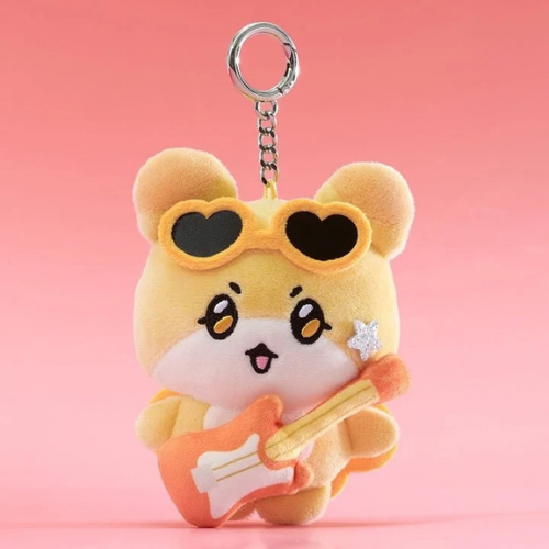 ATEEZ - Mighteez Rock the Stage Rockstar Plush Keyring - Lights On POP UP - Hongjoong