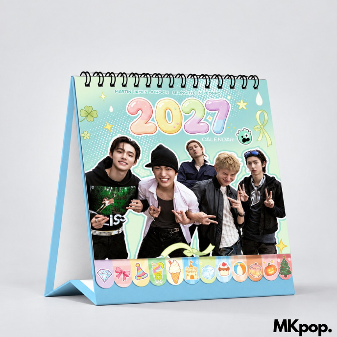 CORTIS - Calendrier de Bureau 2027-details