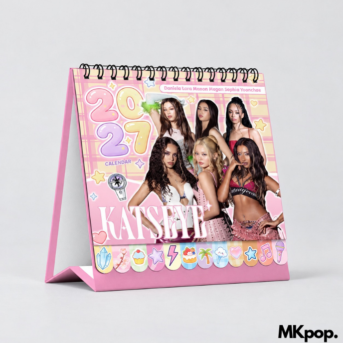 KATSEYE - Calendrier de Bureau 2027