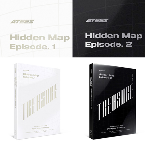 ATEEZ - Ateez Treasure : Hidden Map Ep.1 & Ep.2 (Photobook)