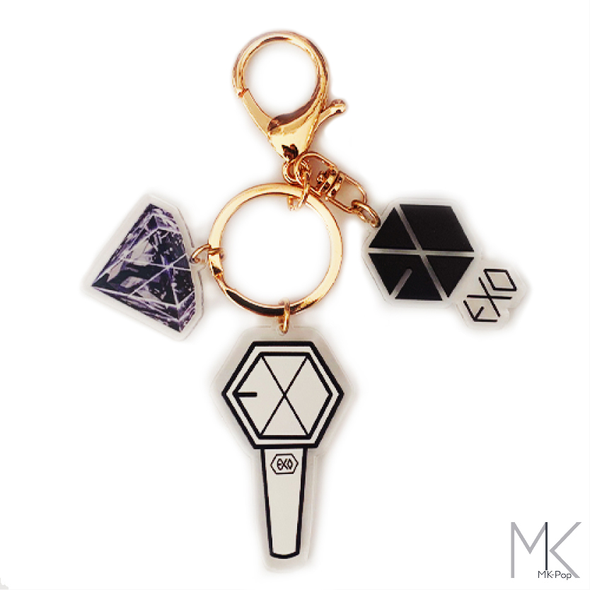 EXO-Porte-Clés-Lightstik-Logo