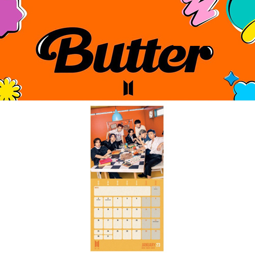 BTS - Calendrier mural 2023 (Butter ver. / Limited edition)