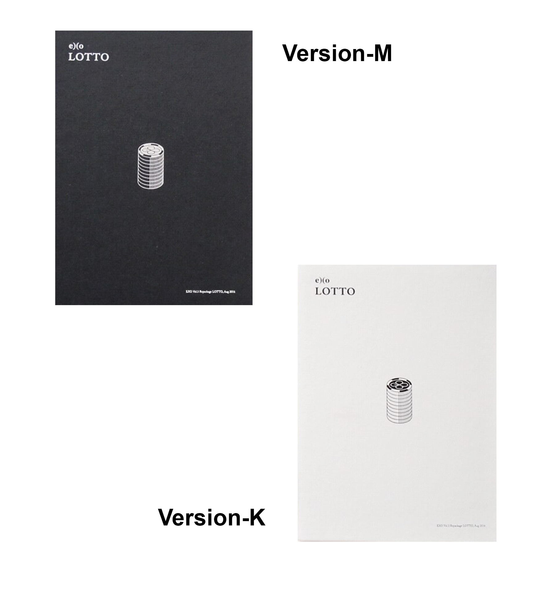 EXO-Lotto-Repackage-album-vol-3-version-k-m