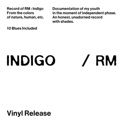 RM [BTS] - Indigo (Vinyle ver. / Edition Limitée)