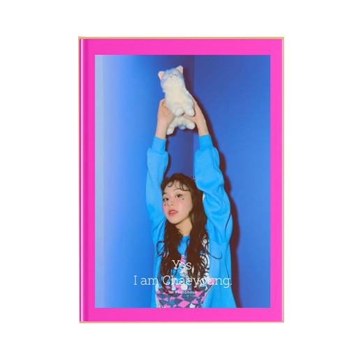 CHAEYOUNG-TWICE-Yes-I-m-Chaeyoung-1st-Photobook-neon-pink-version
