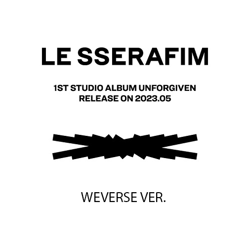 LE-SSERAFIM-Unforgiven-Weverse-Album-cover