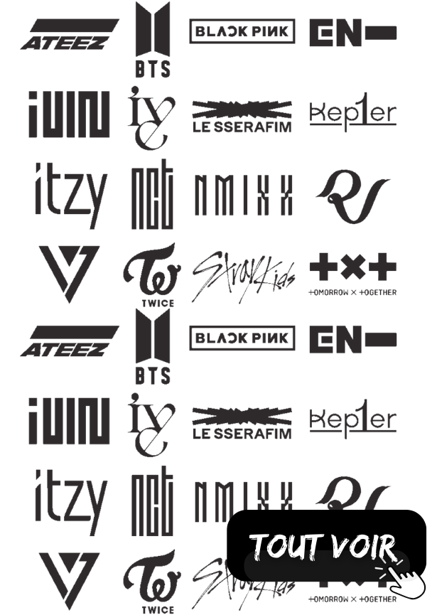 repertoire des artistes mkpop x2