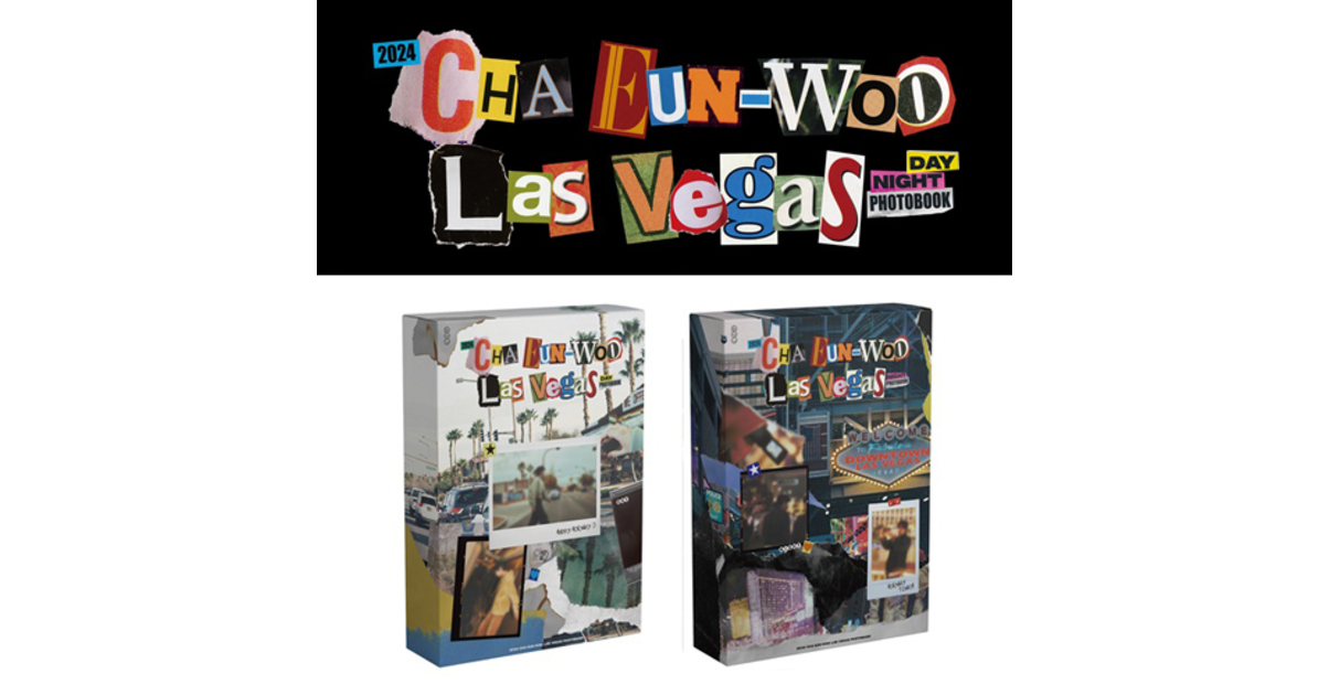 チャ・ウヌ 2024 PHOTO BOOK LAS VEGAS [NIGHT］ CHA EUN-WOO 2024 PHOTO BOOK LAS VEGAS