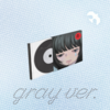 CHUU-Only-cry-in-the-rain-PHOTOBOOK-cover-version-GRAY-mkpop