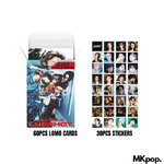 LNGSHOT-Set-Lomo-Carte-Holographic-+-Stickers-Shot-Callers-version-mkpop