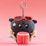 ATEEZ - Mighteez Rock the Stage Rockstar Plush Keyring - Lights On POP UP - Wooyoung