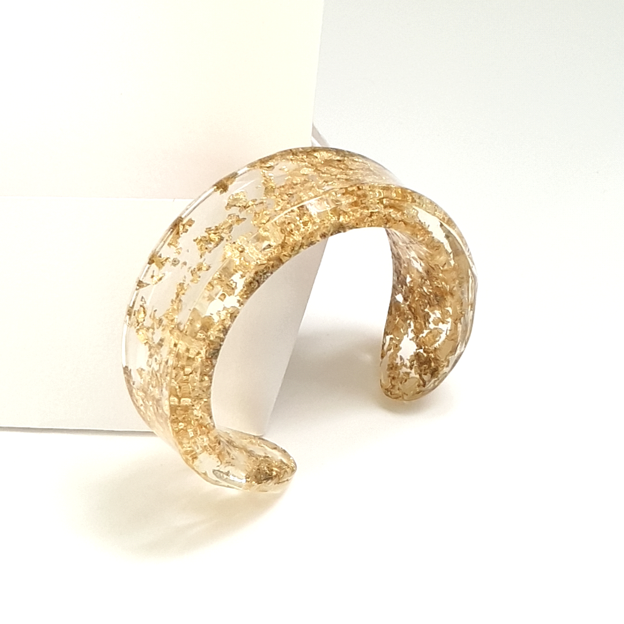 bracelet cristal pépite dorées
