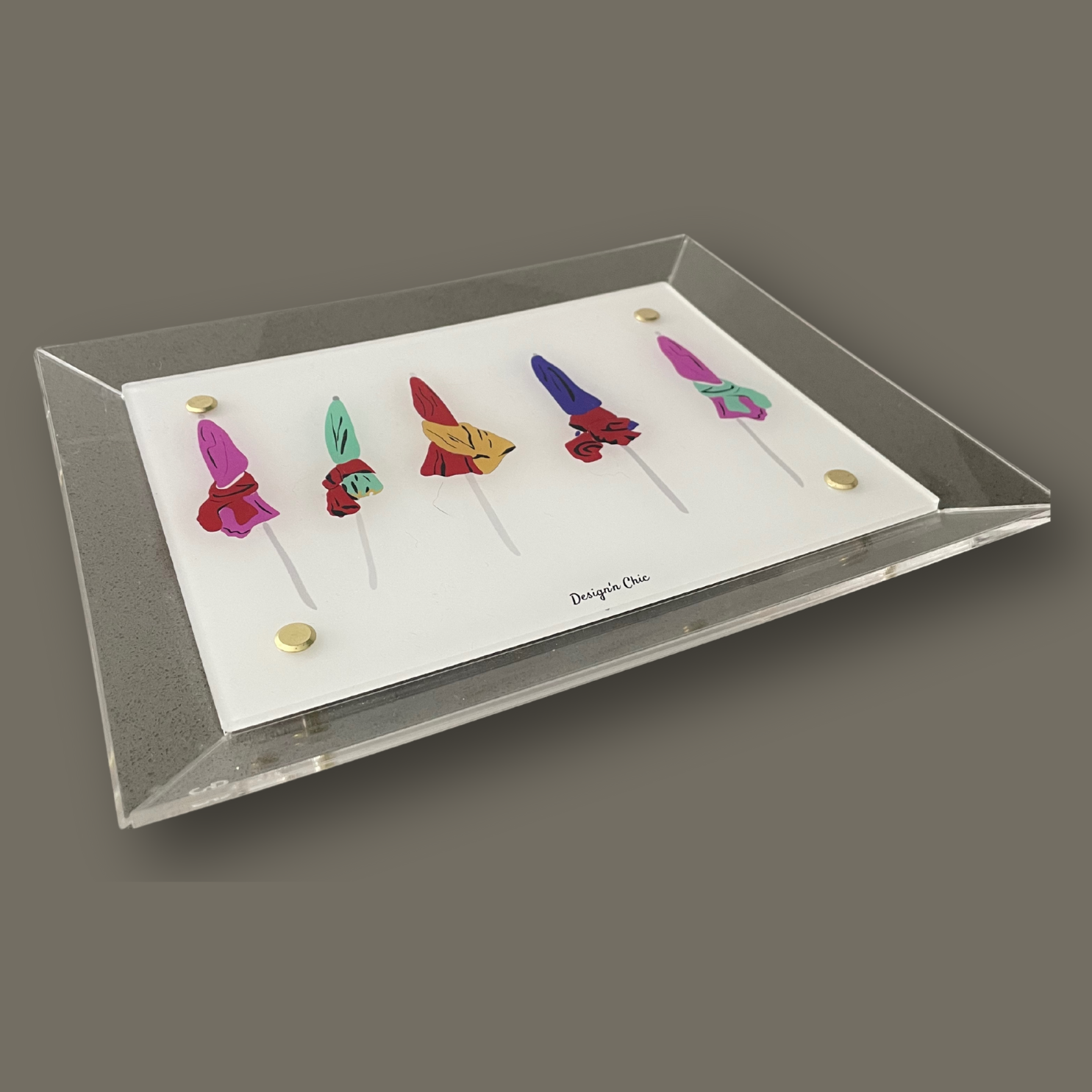 plateau plexi tableau plage deaucille