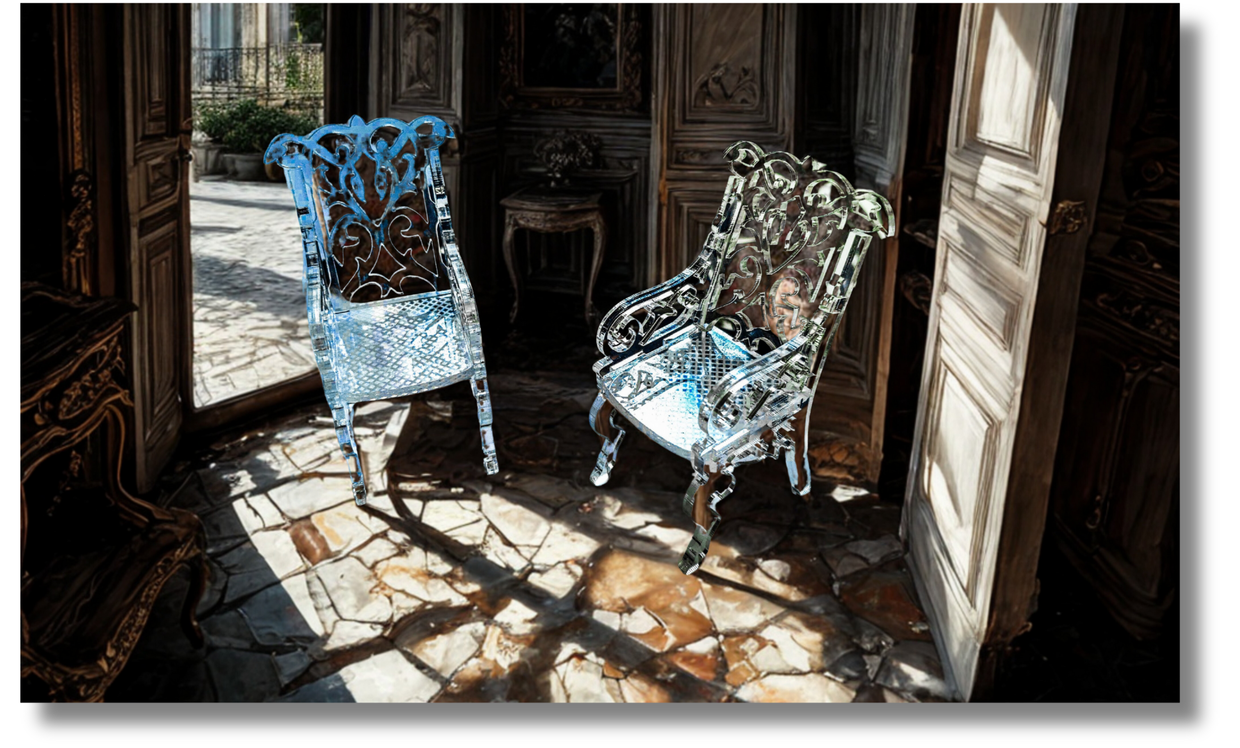 Fauteuil élégance Cristal