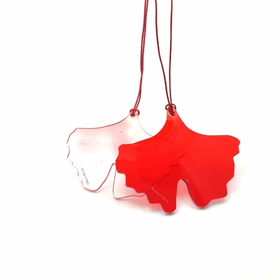 pendentif feuille ginkgo