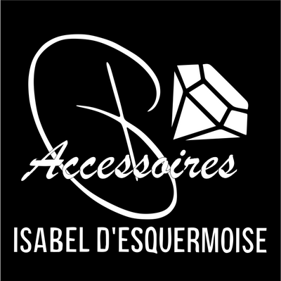 Logo Isabel d'Esquermoise accessoires noir
