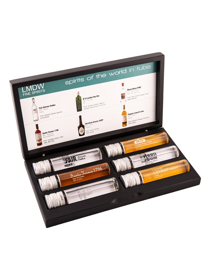 FINE SPIRITS In Tube - Best Of Coffret 6 x 4 cl 43,7%