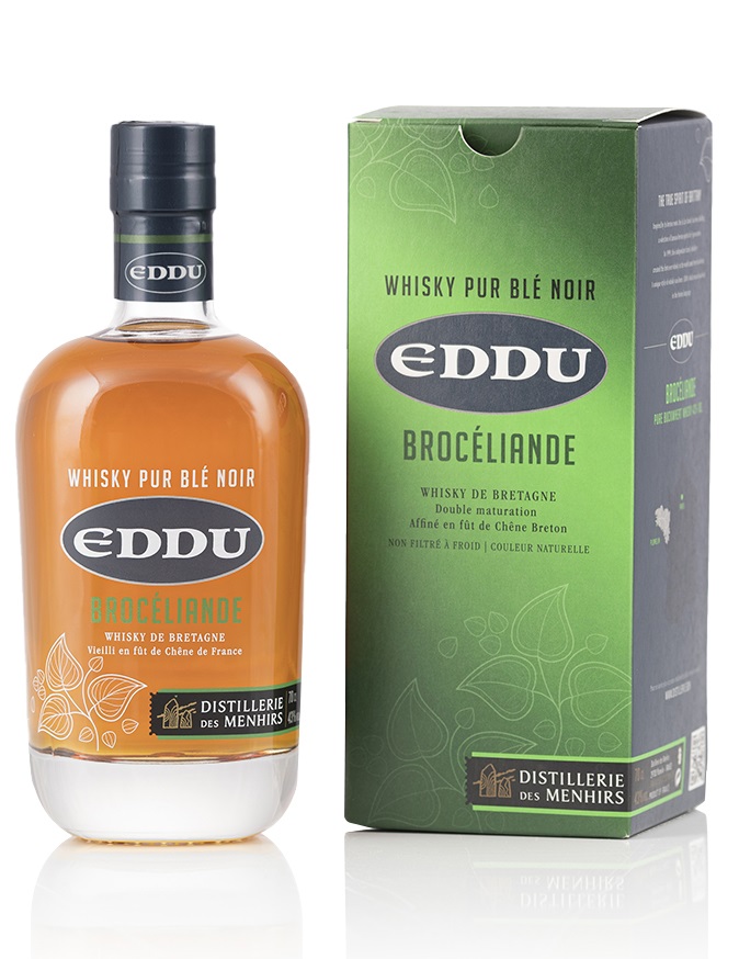 EDDU Broceliande Pur blé noir 43 % | Whisky Breton