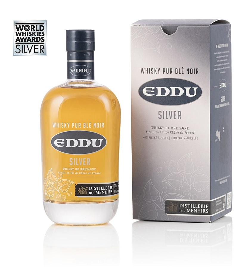EDDU Silver Pur Blé Noir 43 % | Whisky Breto