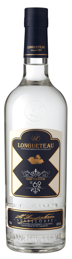 LONGETEAU 62 % | Rhum Blanc de la Guadeloupe