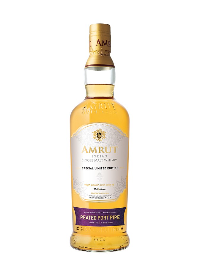 AMRUT Peated Port Pipe 60% Edition Limitée 2021 | Whisky Indien