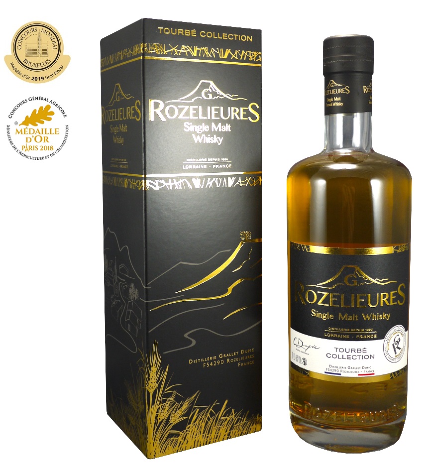 ROZELIEURES Tourbé Collection 46 % | Whisky Tourbé | Whisky de Lorraine