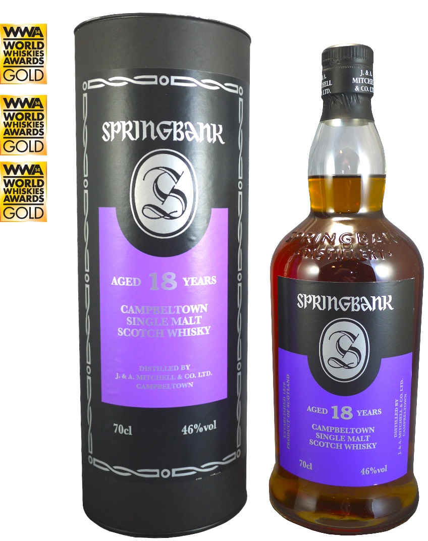 SPRINGBANK 18 ans Campbeltown 46 % | Édition Limitée | Whisky Écossais
