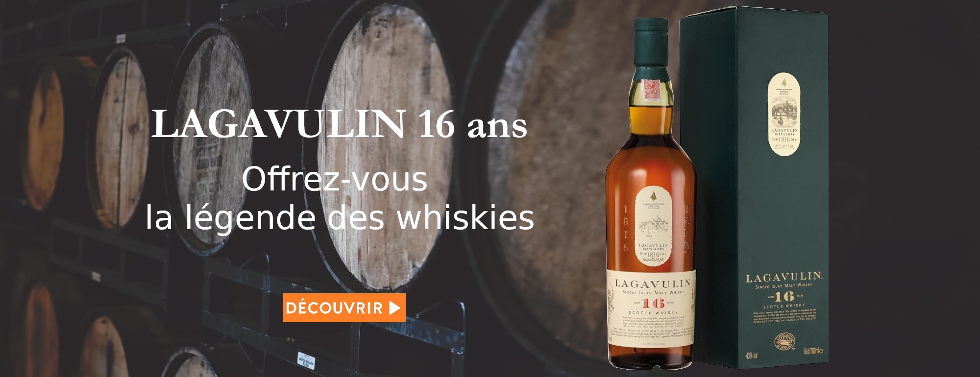 Lagavulin 16 Ans Islay Single Malt, Fiche produit