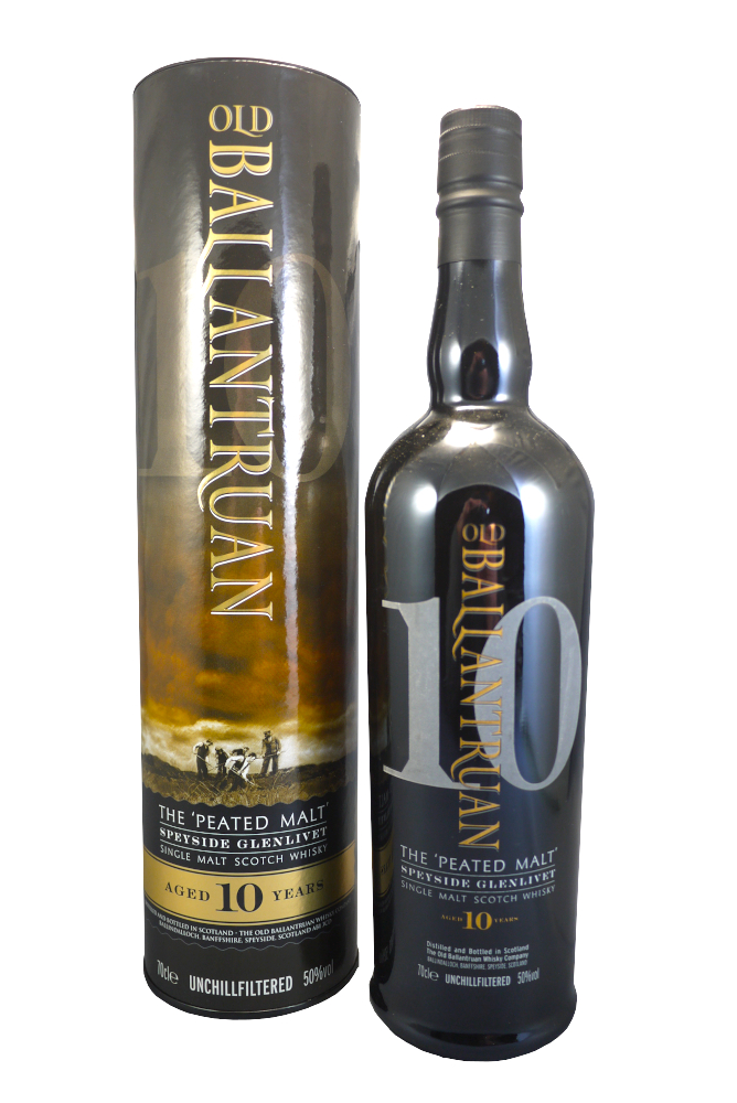 OLD BALLANTRUAN 10 ans The Peat Malt 50 % | Whisky Très Tourbé du Speyside