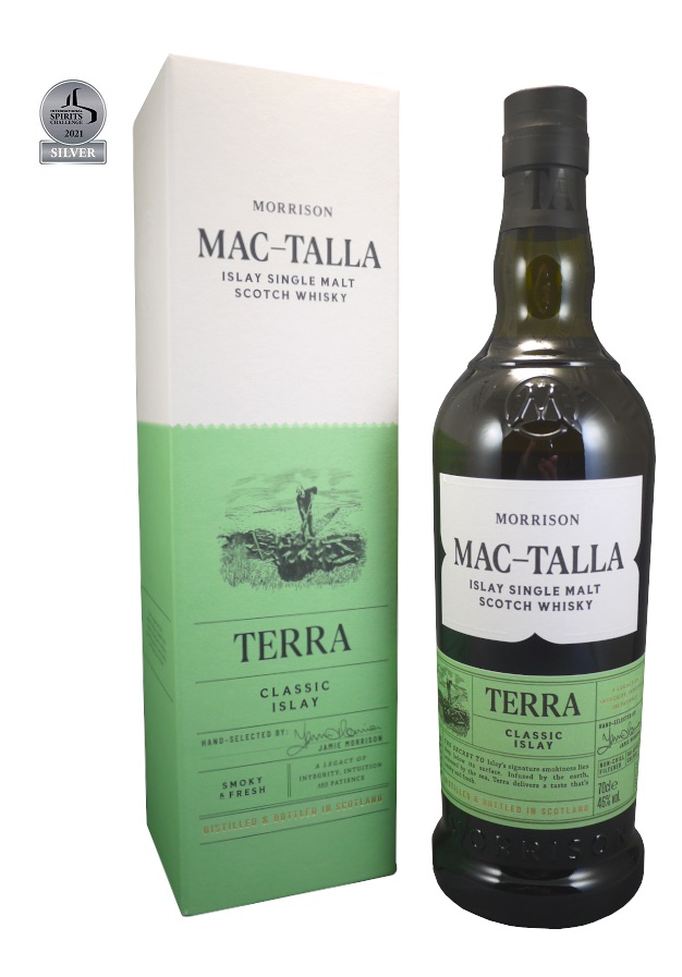 MAC-TALLA Terra 46 % | Whisky Tourbé d’Écosse, Islay