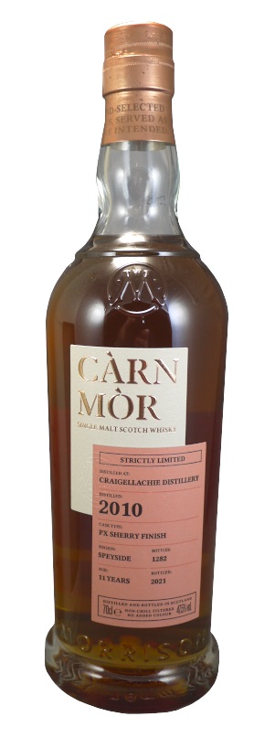 CARN MOR Whisky Strictly Limited 2010 Craigellachie 47,5 % | Single Malt Whisky