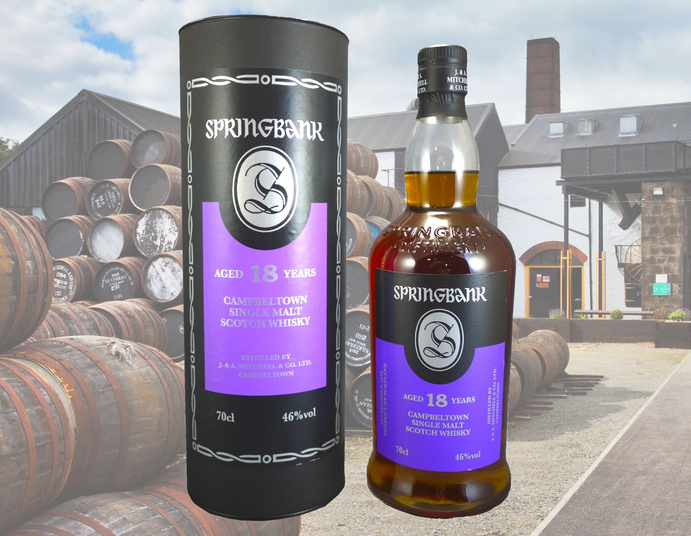 SPRINGBANK 18 ans Campbeltown 46 % | Édition Limitée | Whisky Écossais