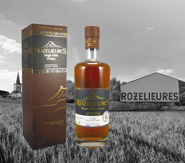 ROZELIEURES Fumé Collection Single Malt 46 % | Whisky Tourbé de Loraine