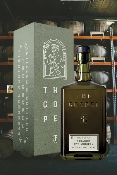 THE GOSPEL Straight Rye Whiskey 45 % | Whisky Australien