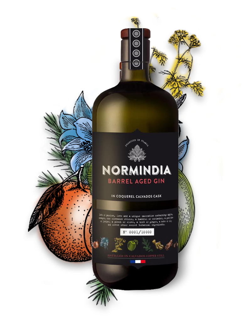 NORMINDIA Barrel Aged 44,1% | Gin Français du Calvados