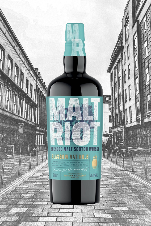 MALT RIOT Whisky 40 % | The Glasgow Distillery | Blended Whisky Écossais