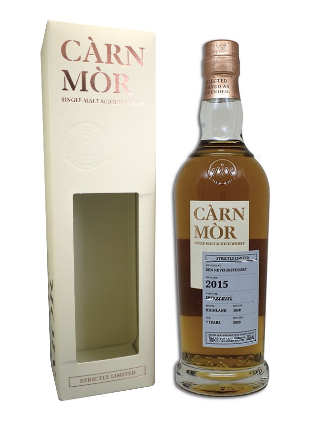 CARN MOR Ben Nevis 2015 47,5 % | Édition Limitée | Whisky Tourbé d’Écosse