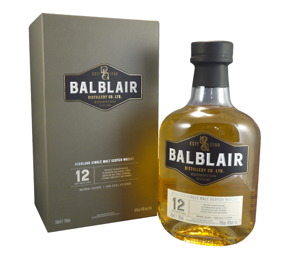 BALBLAIR 12 ans 46 % | Highlands Single Malt | Whisky Écossais