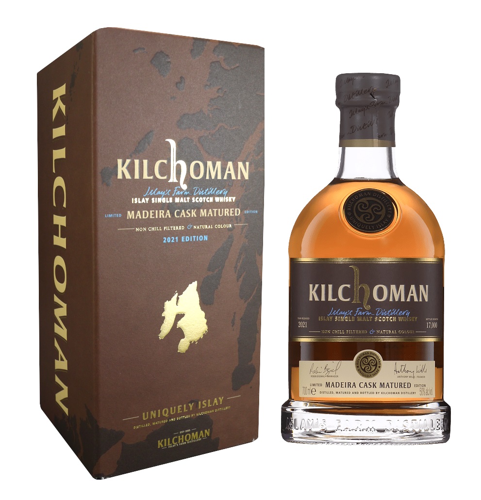 KILCHOMAN Madeira Cask Matured | Edition 2021 | Whisky Tourbé d’Islay, Écosse