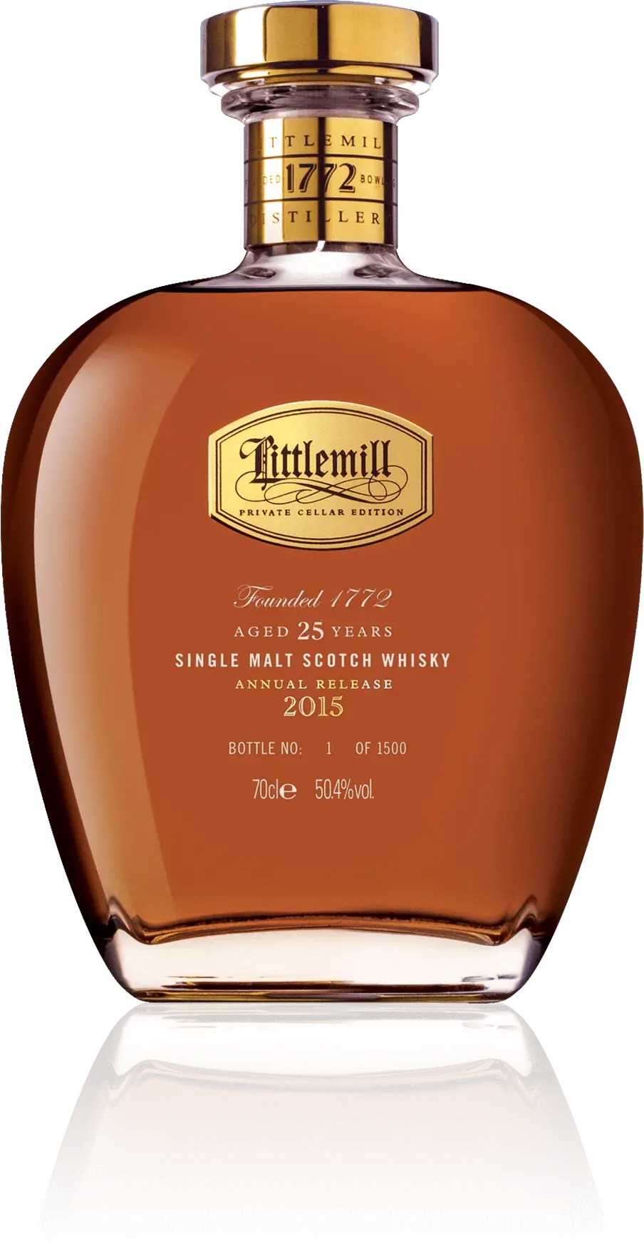LITTLEMILL 25 ans 50,4 % | Milésime 2015 | Single Malt Whisky, Écosse / Lowlandbouteille